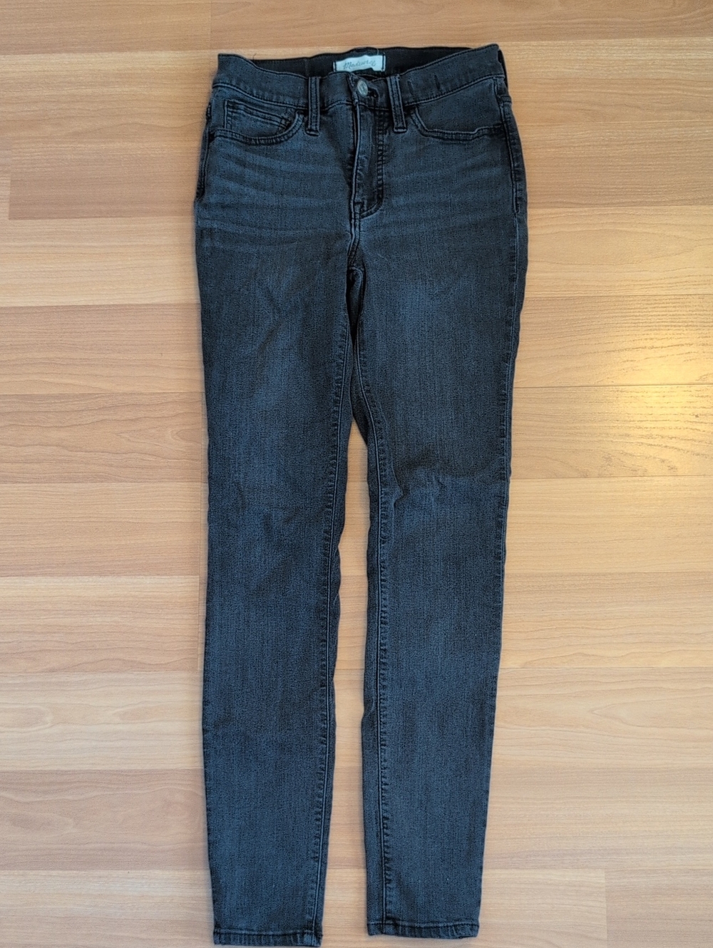 Madewell 9" Mid-Rise Roadtripper Supersoft Skinny Jeans Ashmont Wash Size 25